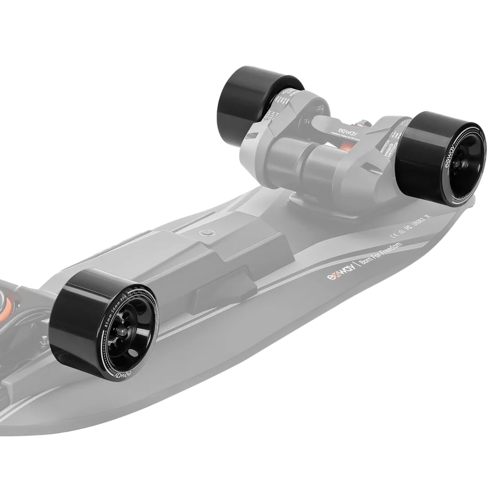 90mm Street Wheel (2nd - Gen) - Exway Electric Skateboard