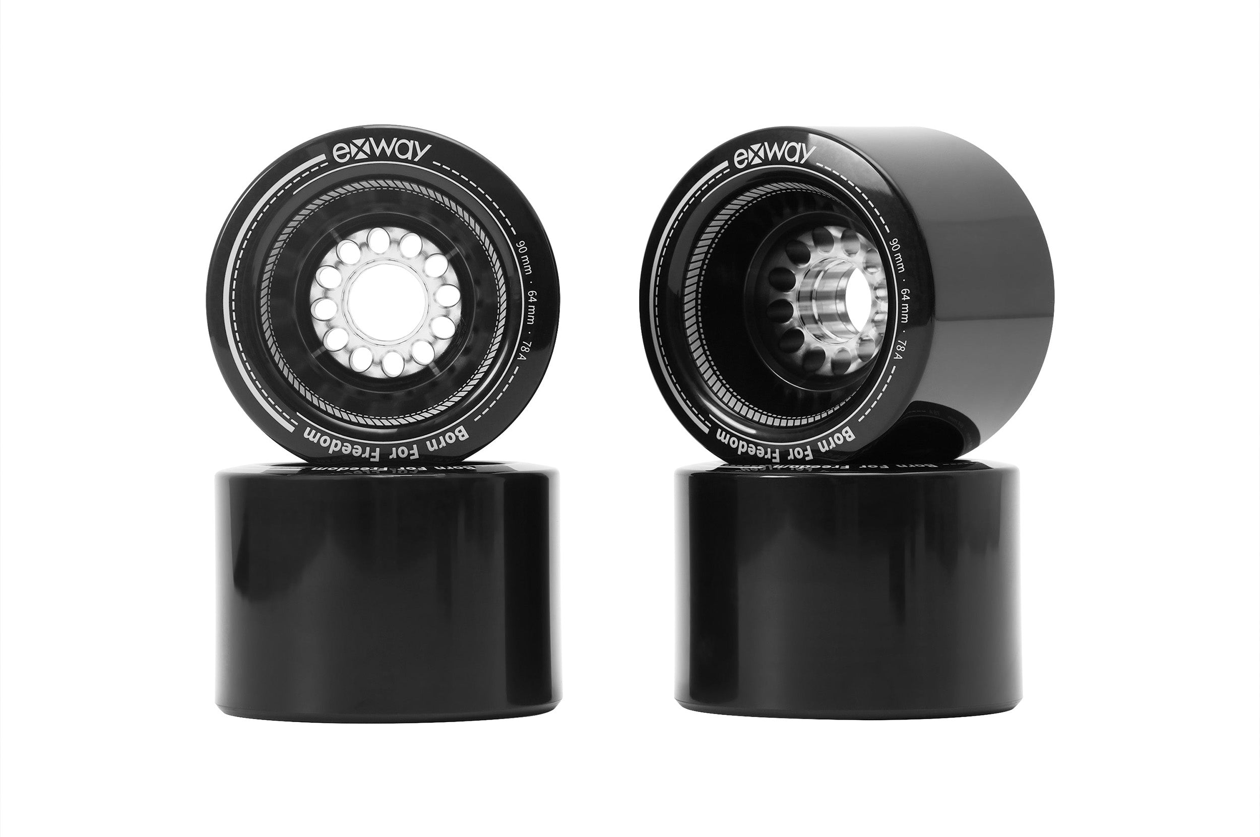 90mm Street Wheel (2nd - Gen) - Exway Electric Skateboard