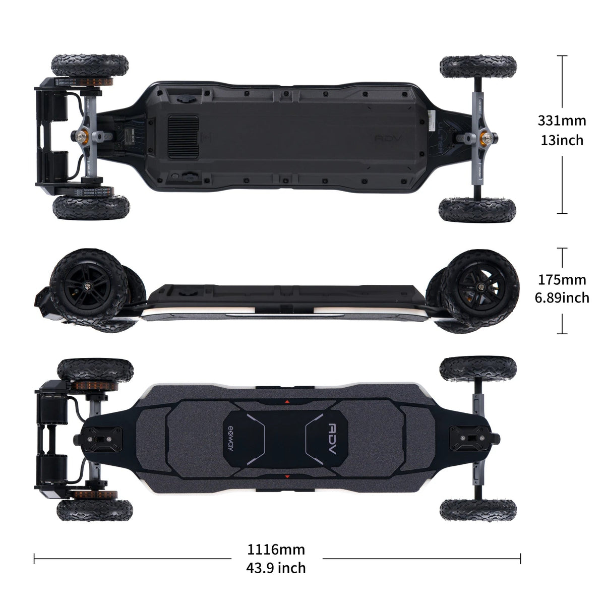 Exway ADV Ultra (Pre-Order) - Exway Electric Skateboard