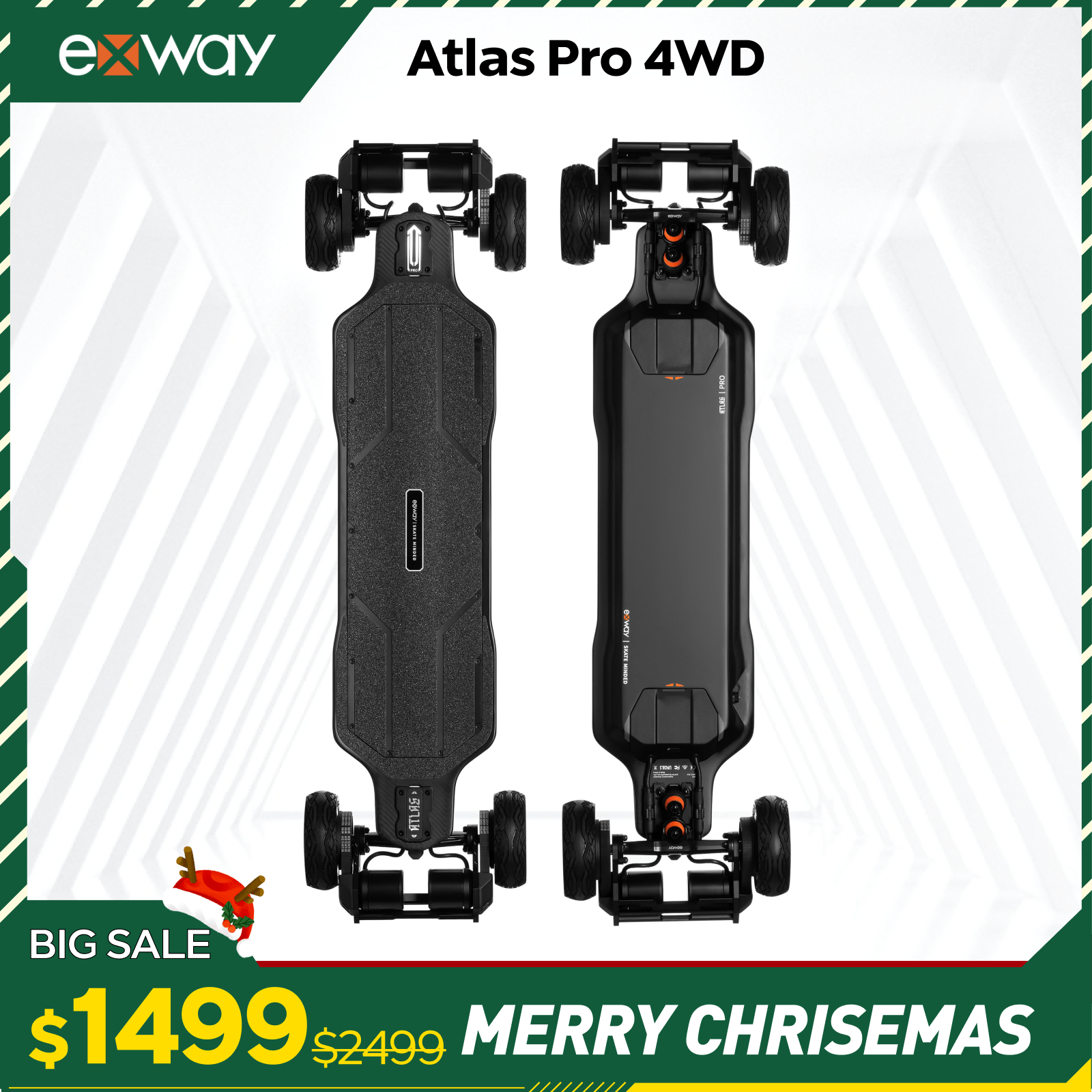 Exway Atlas Pro - Exway Electric Skateboard
