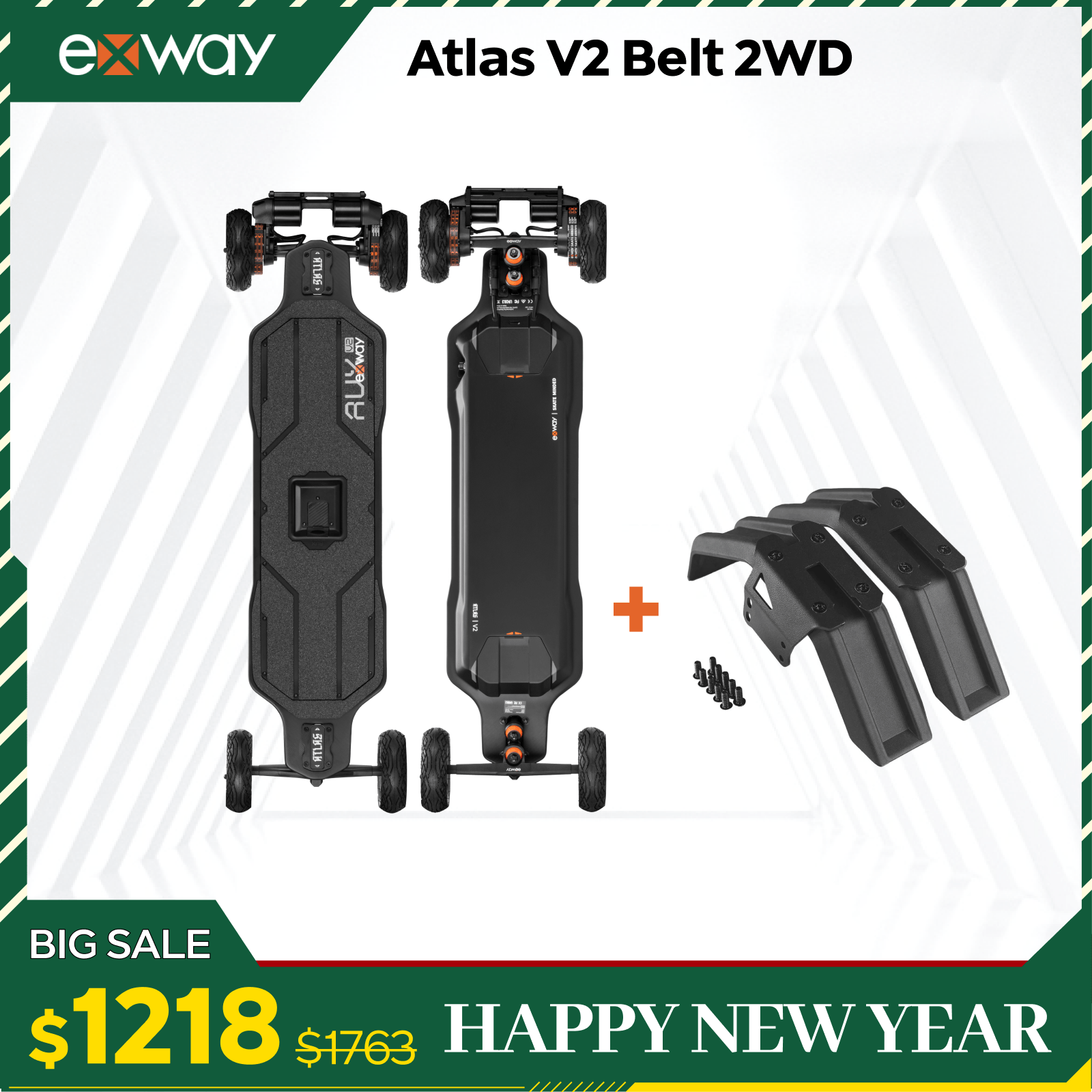 Exway Atlas Series - Exway Electric Skateboard