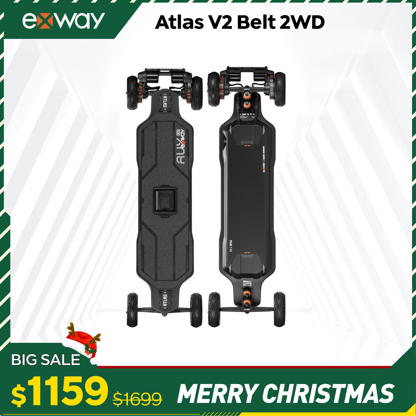 Exway Atlas V2 - Exway Electric Skateboard