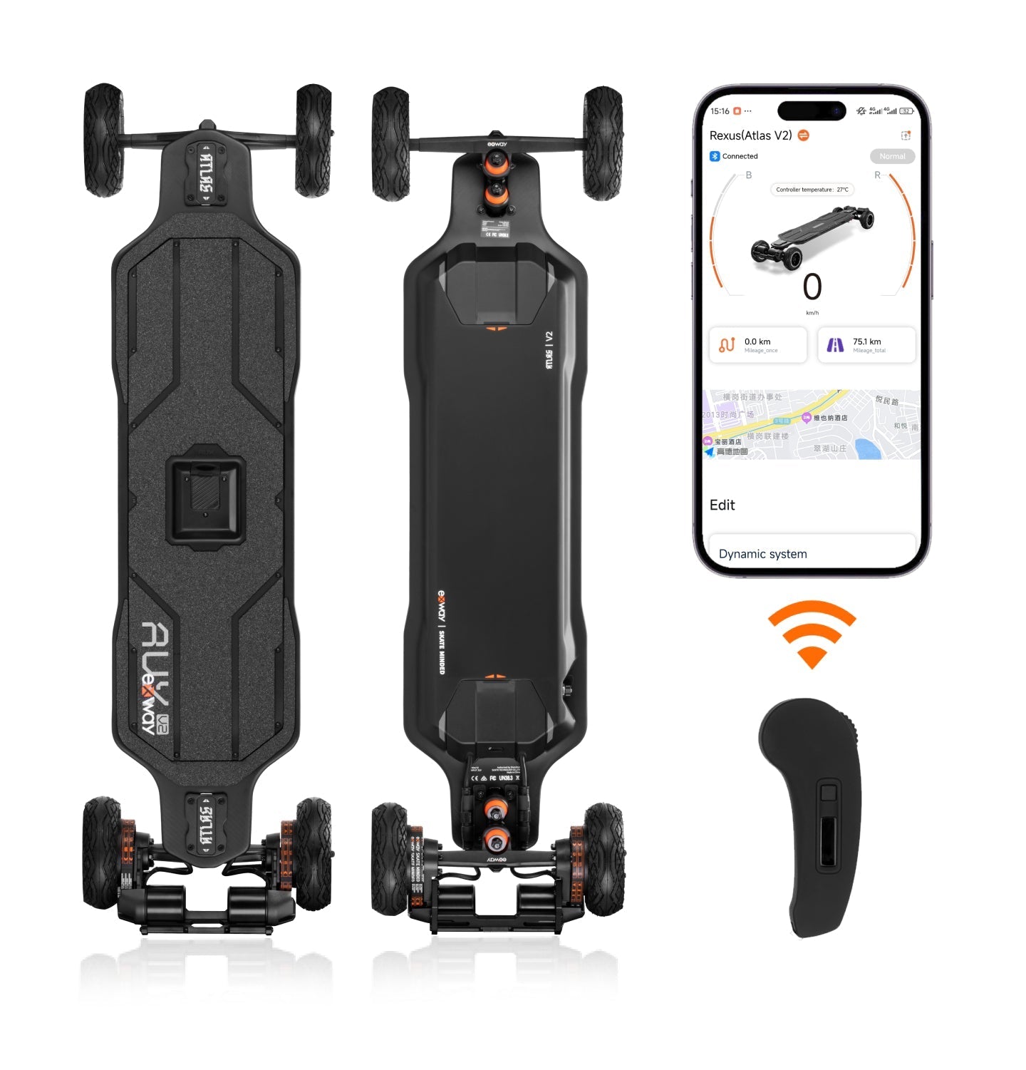 Exway Atlas V2 - Exway Electric Skateboard