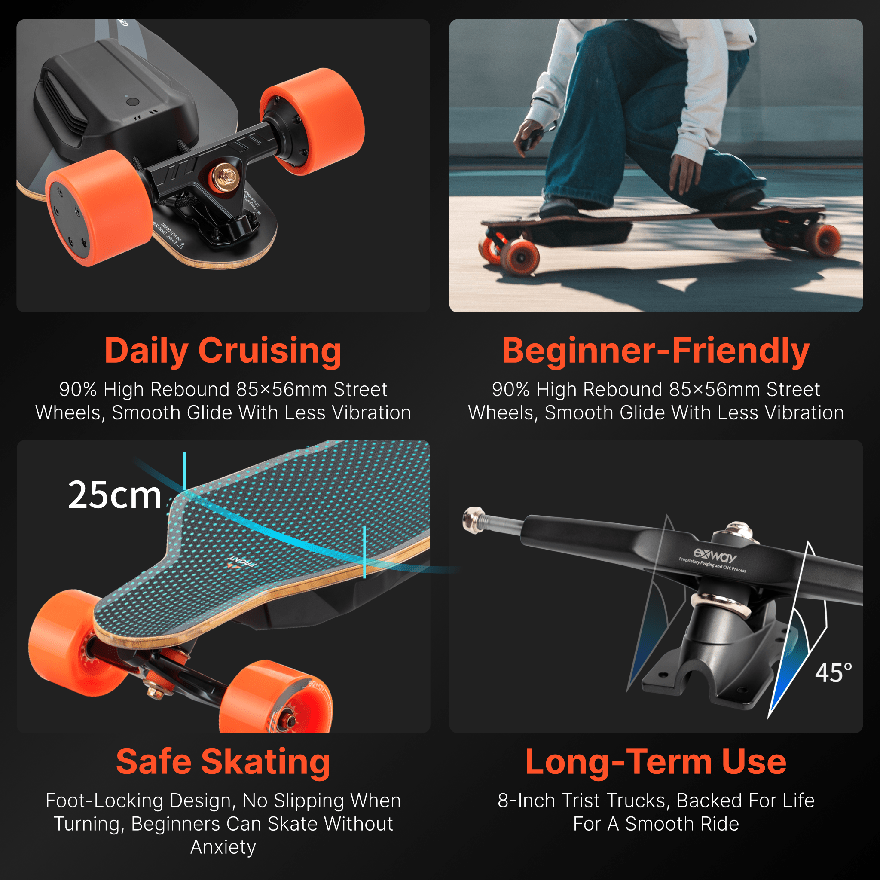 exway-flex-v2-electric-skateboard-wheels-trucks-and-other-components-detailed-views