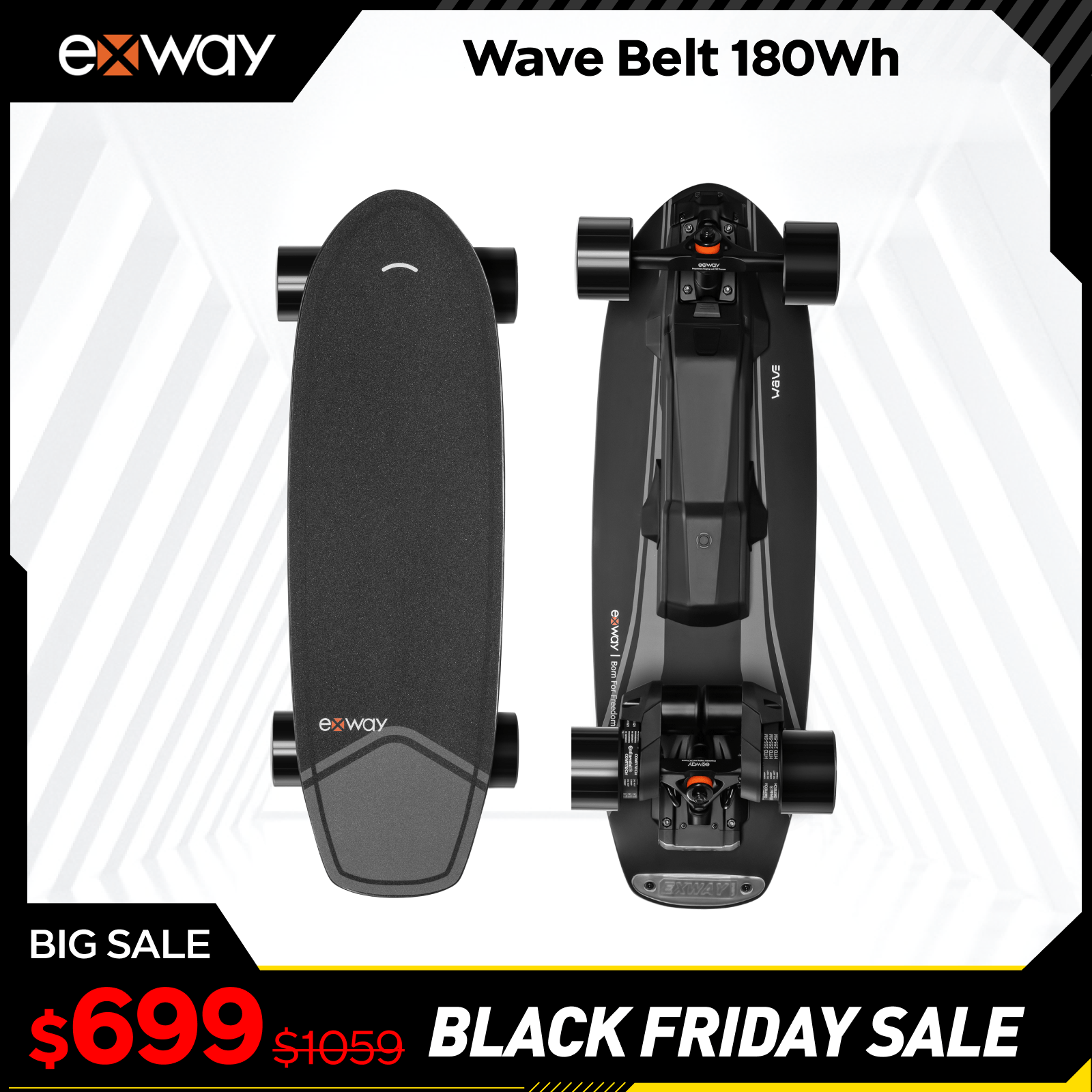Exway Wave - Exway Electric Skateboard