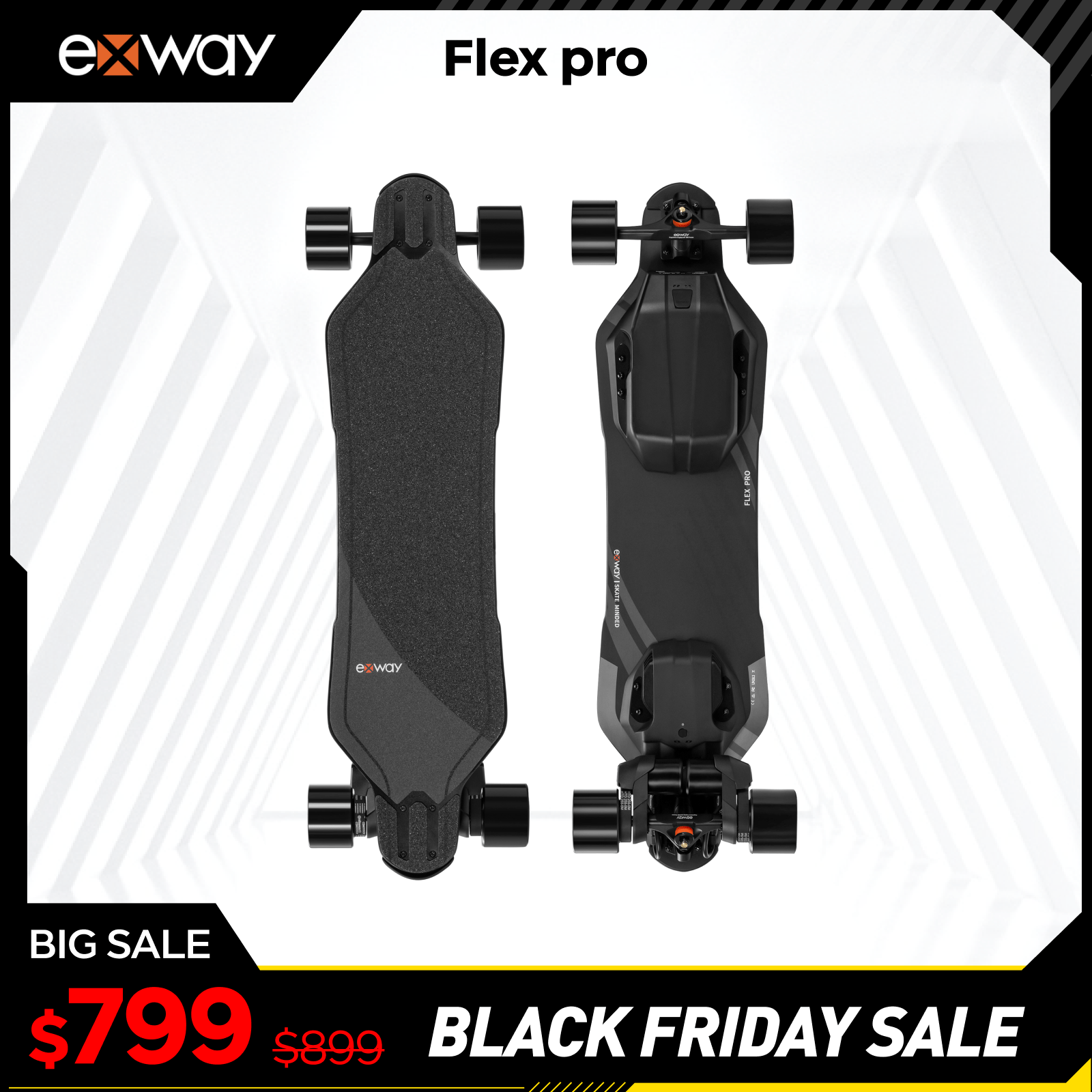 Flex Pro (Only for USA) - Exway Electric Skateboard
