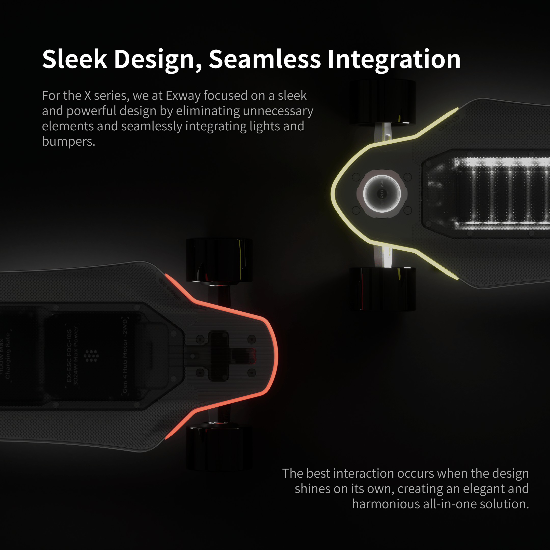 Concept X E-Skateboard Ads - Exway Electric Skateboard