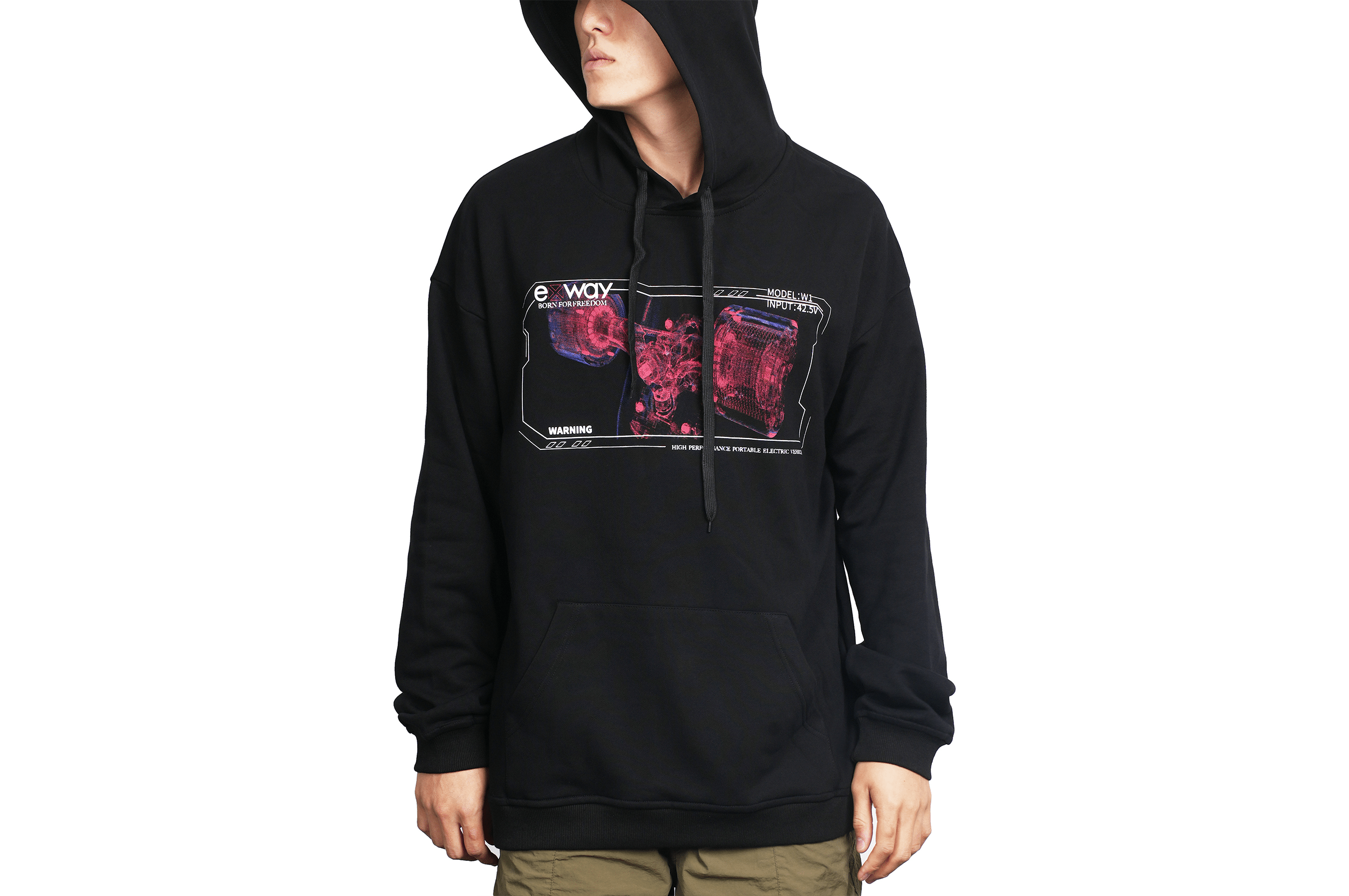 100% Cotton Hoodie - Exway Electric Skateboard