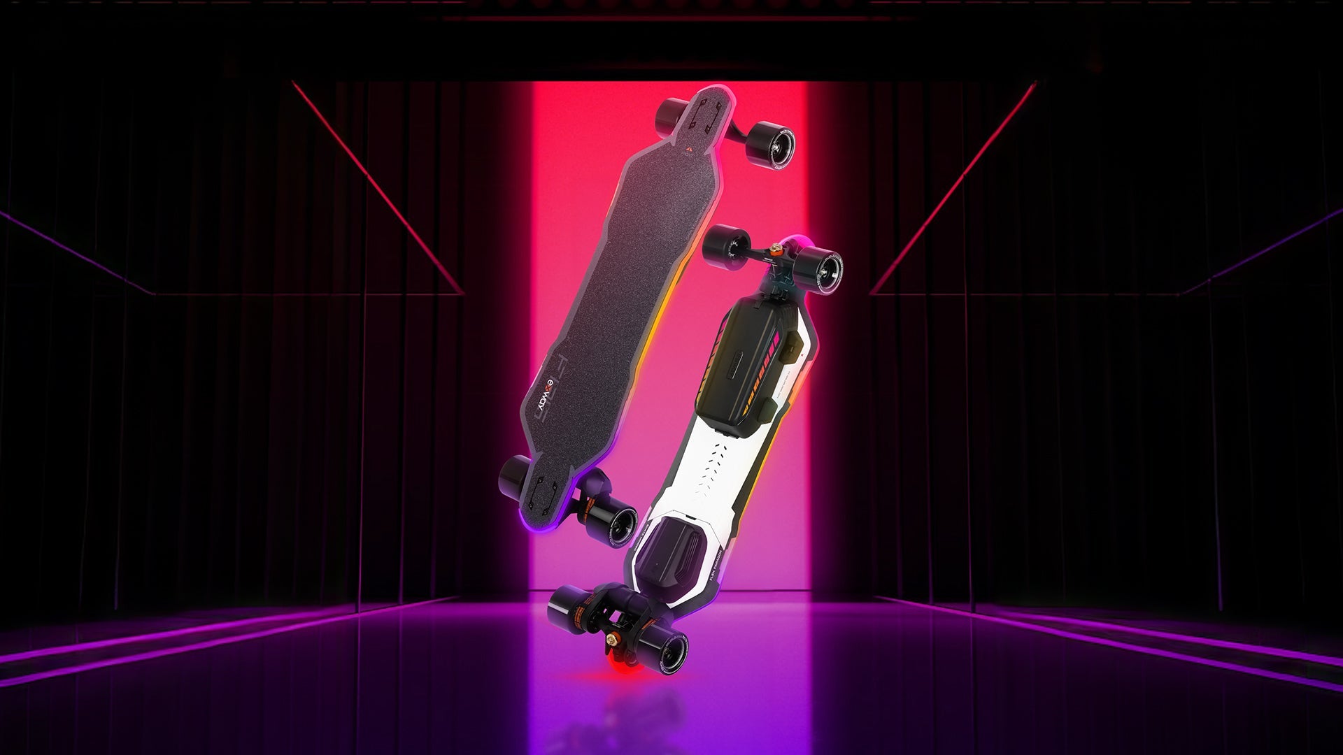 Exway Flex Paragon Electric Skateboard丨Smart Remote with Light System