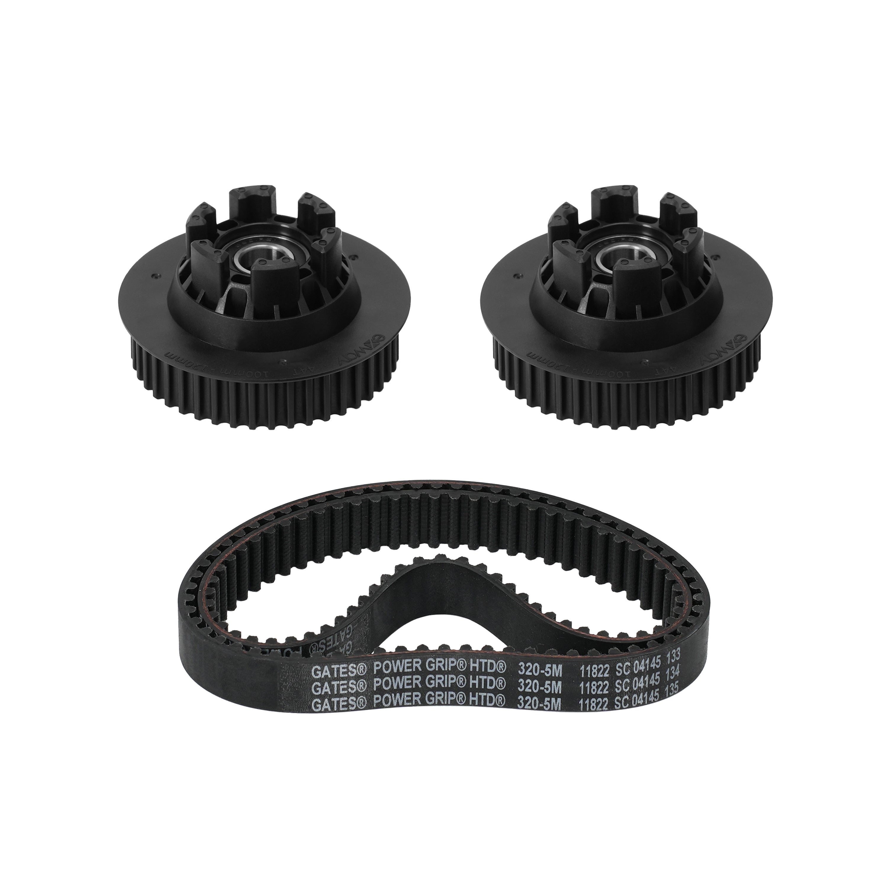 Pulleys and Belts Combo for Hydro All-Season Tires