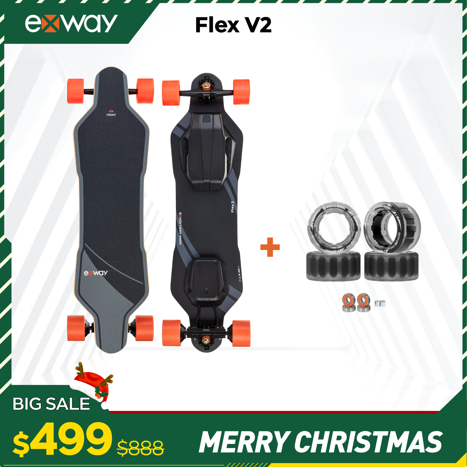 Exway Flex丨Flexible Deck Design Meets Powerful Electric Performance