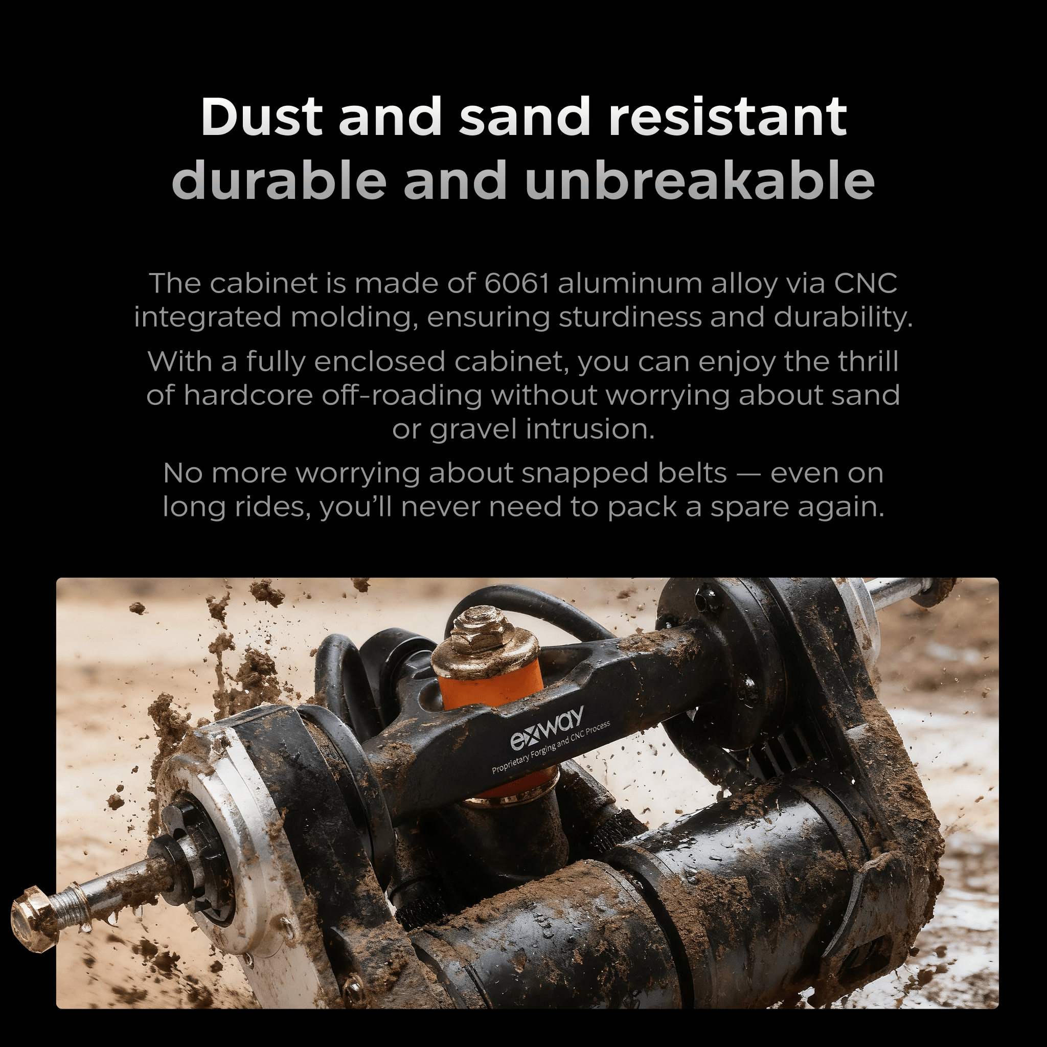 Exway × Ace Street Board Gear Drive Powertrain - Exway Electric Skateboard