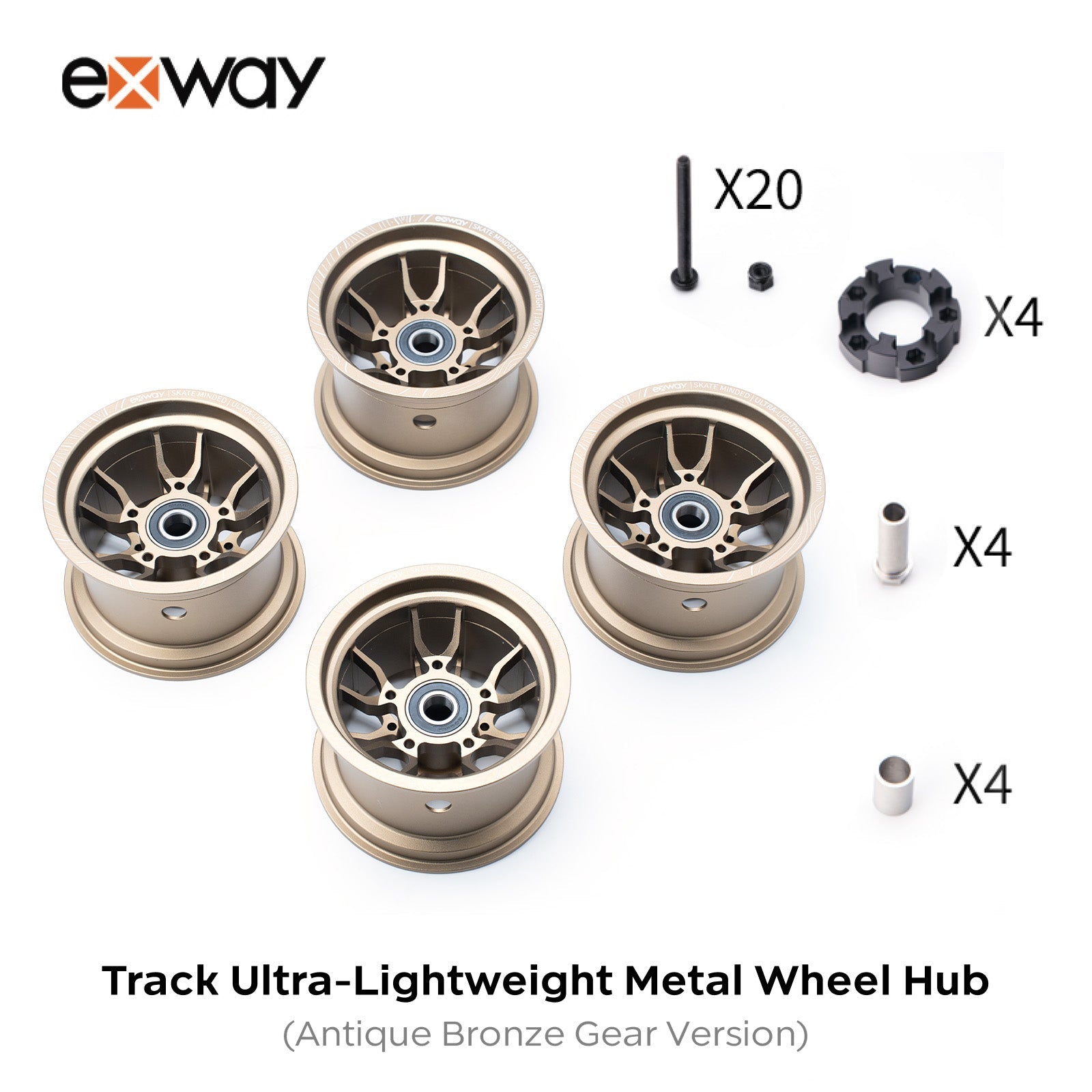 Exway ACE Track Series H78 Ultra-Lightweight Metal Wheel Hub