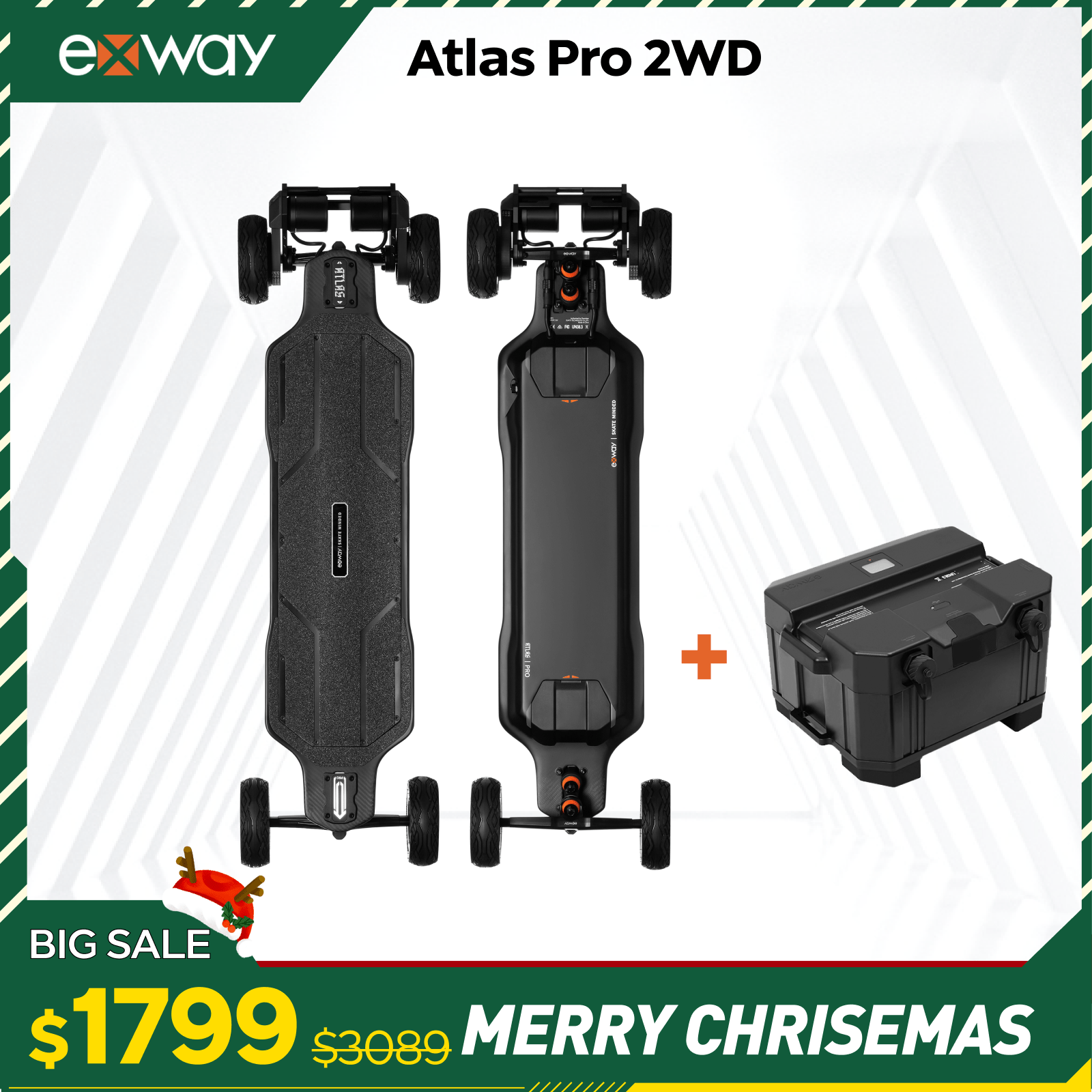 Exway Atlas Pro - Exway Electric Skateboard