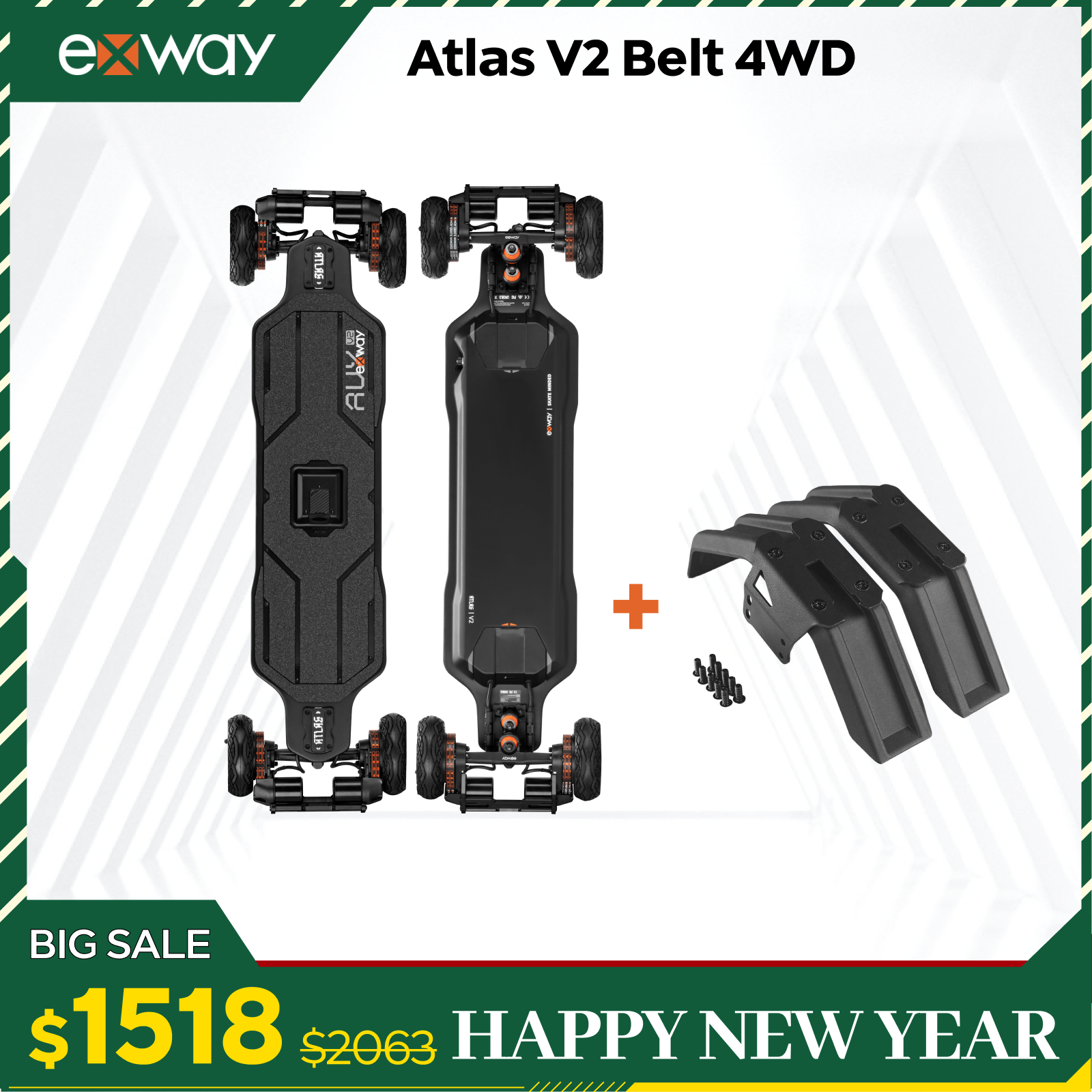Exway Atlas Series - Exway Electric Skateboard