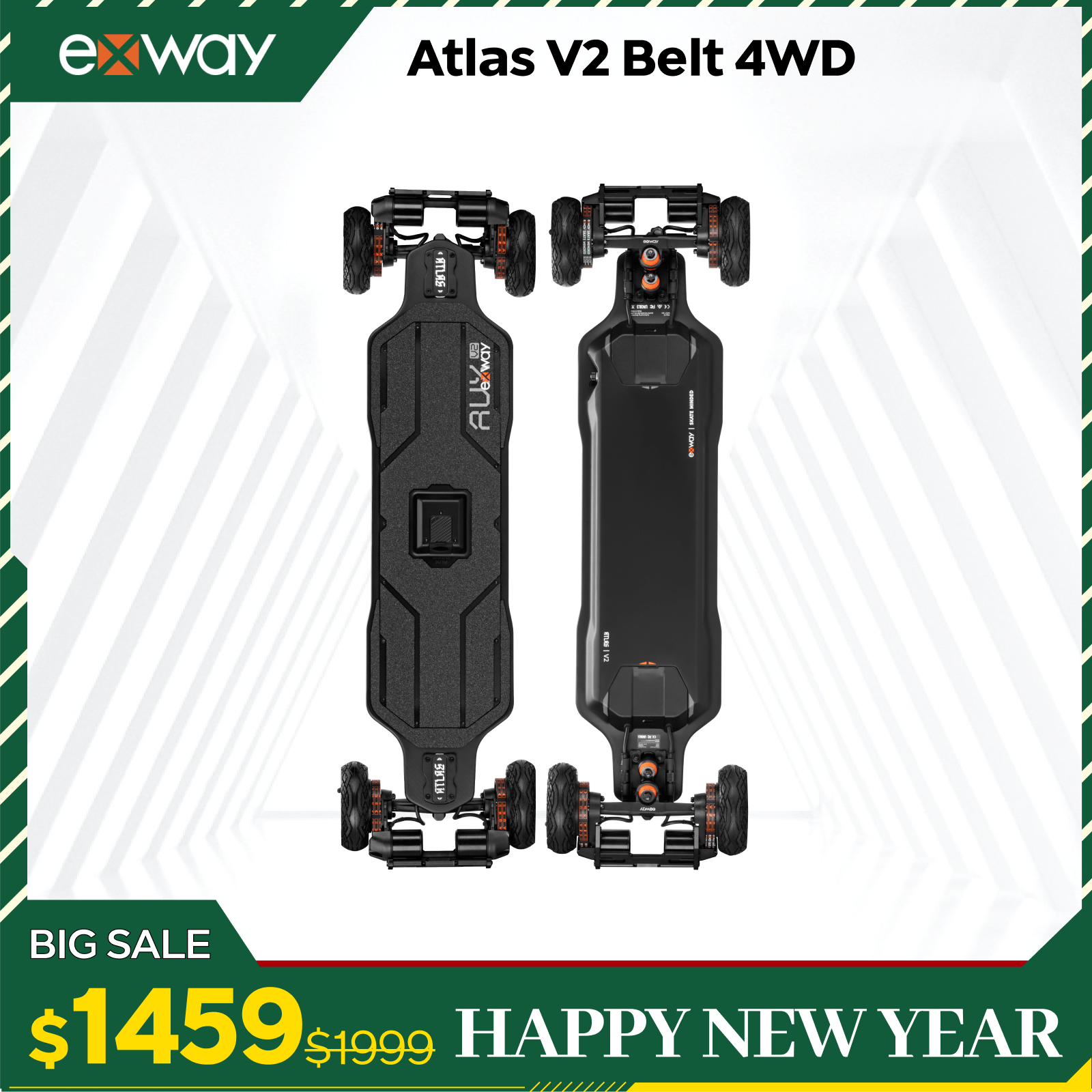 Exway Atlas Series - Exway Electric Skateboard