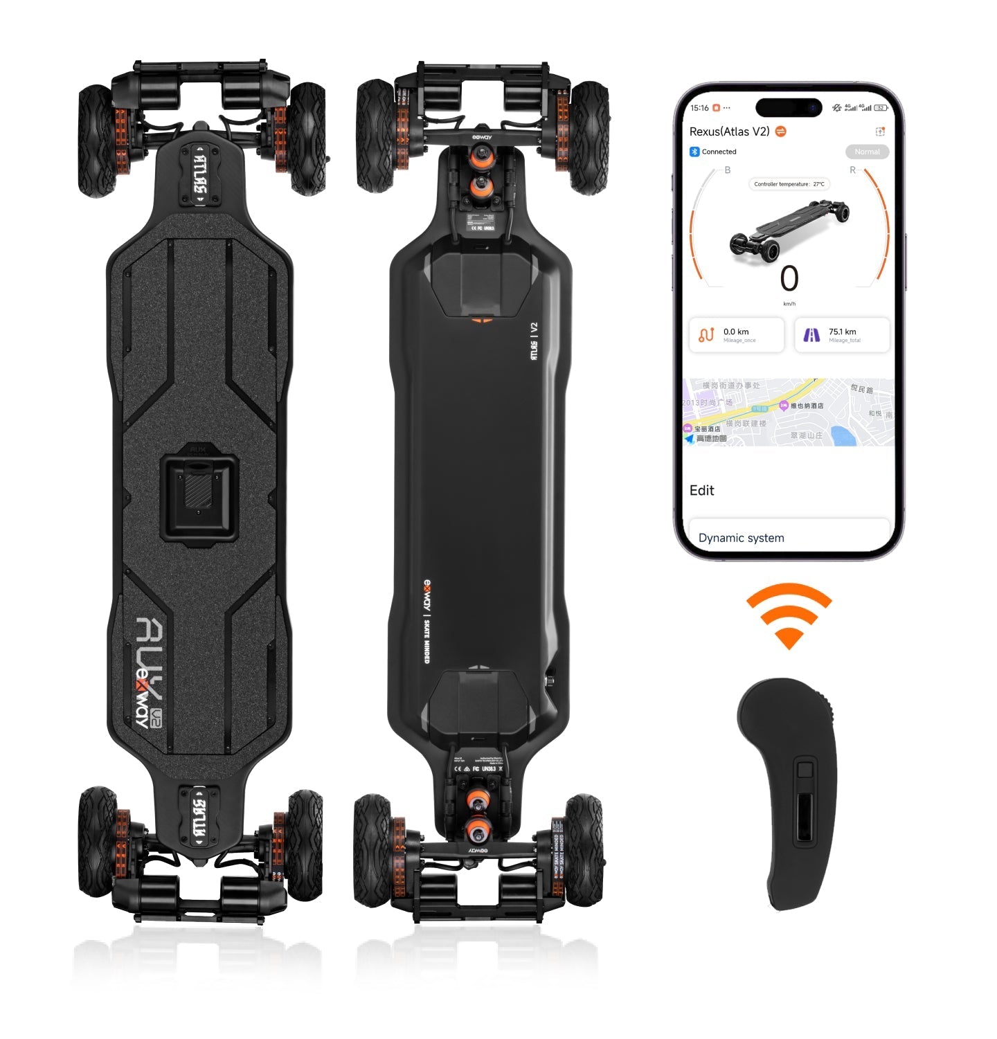 Exway Atlas V2 - Exway Electric Skateboard