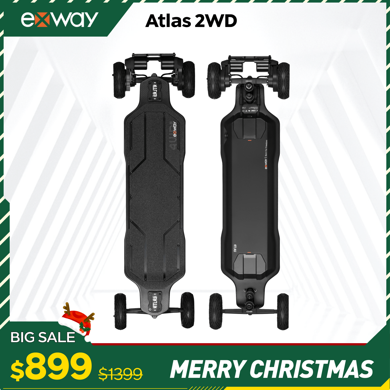 Exway Atlas V2 - Exway Electric Skateboard