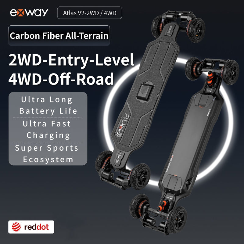 Exway Exway Atlas V2丨Your Ultimate Electric Skateboard for Speed and Adventure