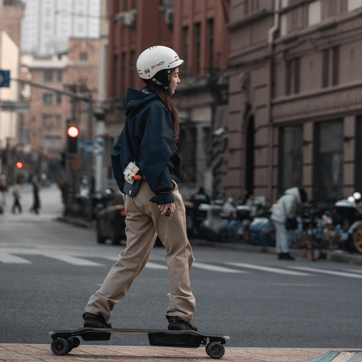 Exway Flex Paragon Electric Skateboard丨Smart Remote with Light System