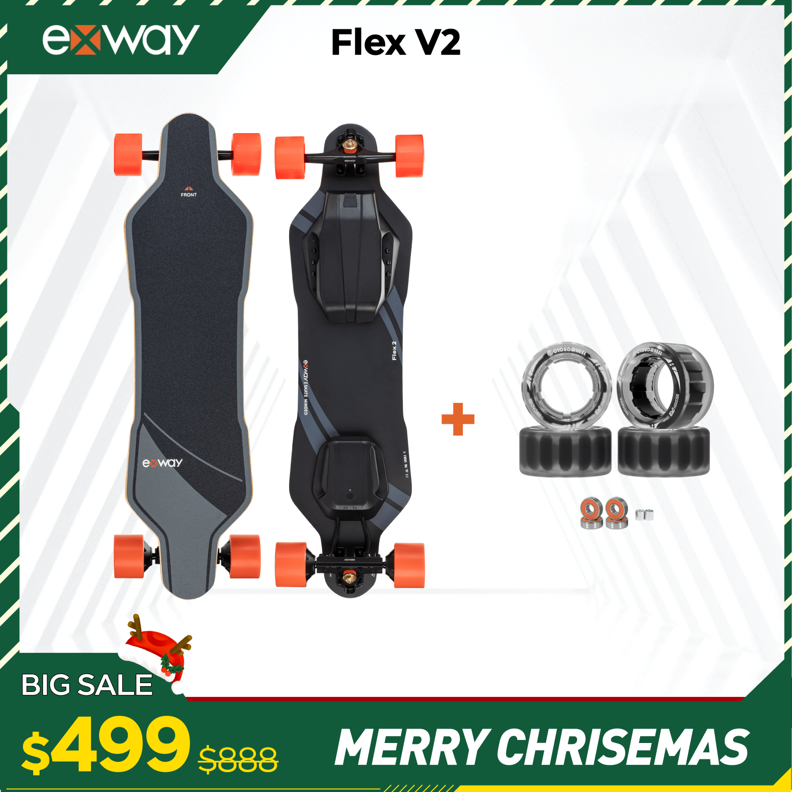 Exway Flex V2 - Exway Electric Skateboard