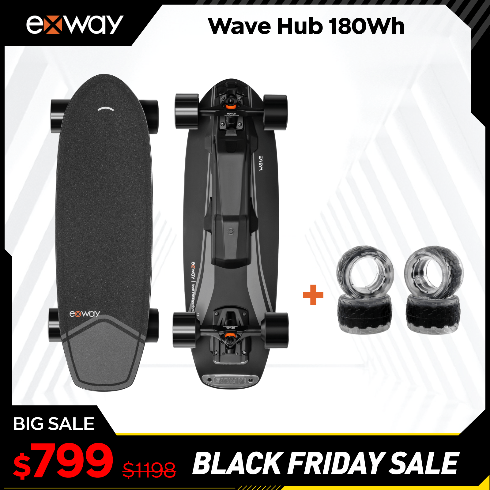 Exway Wave - Exway Electric Skateboard