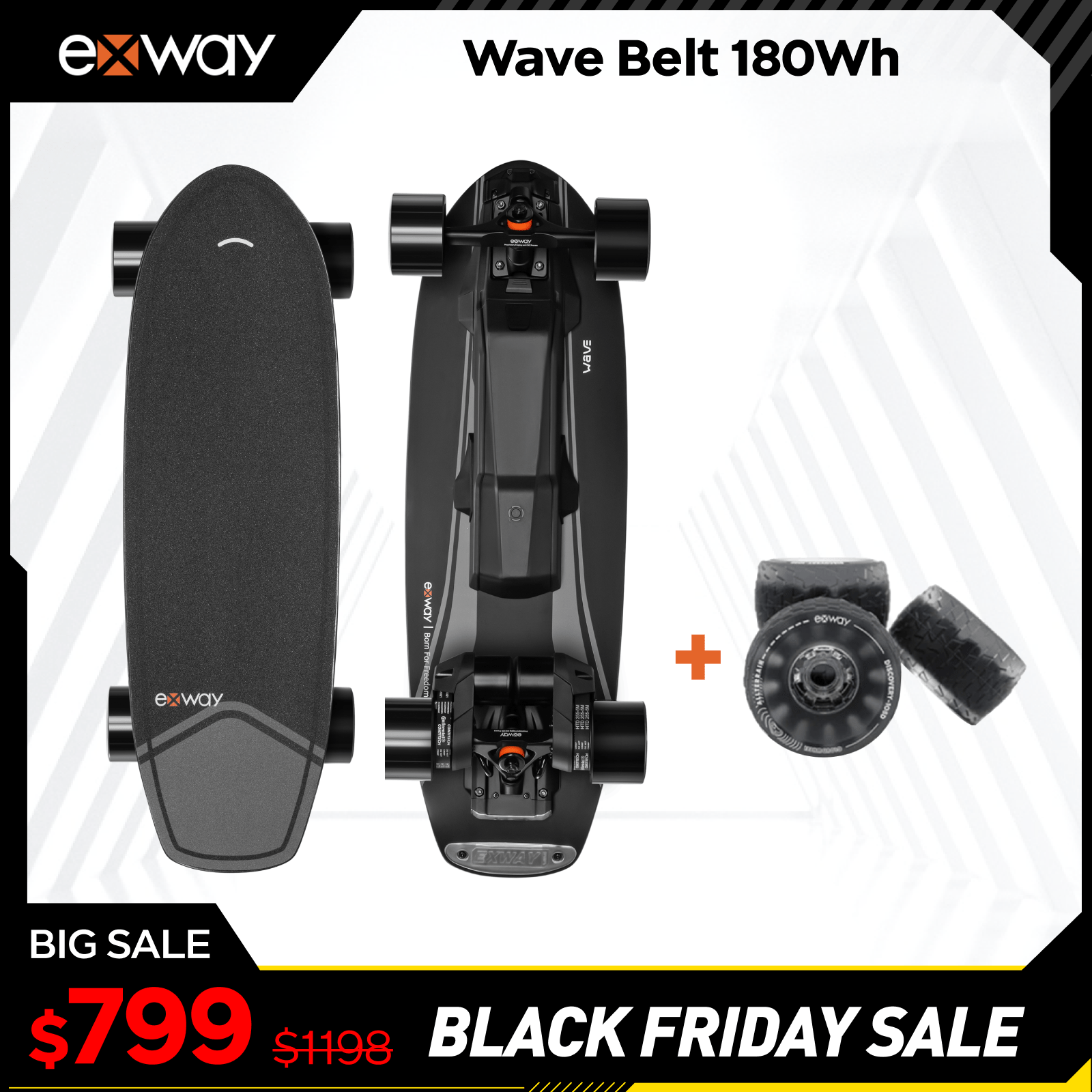 Exway Wave - Exway Electric Skateboard