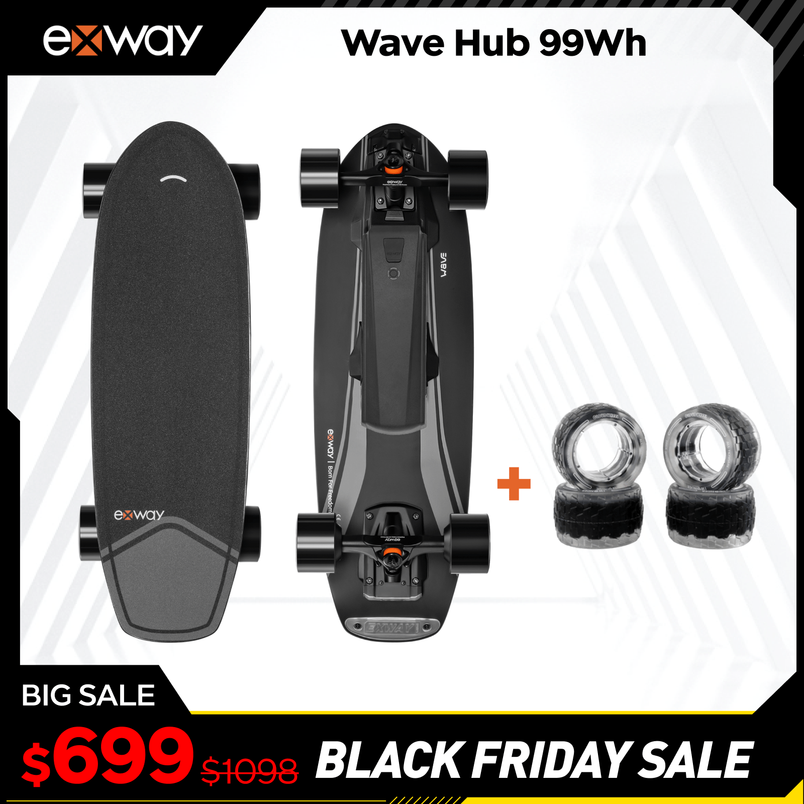 Exway Wave - Exway Electric Skateboard