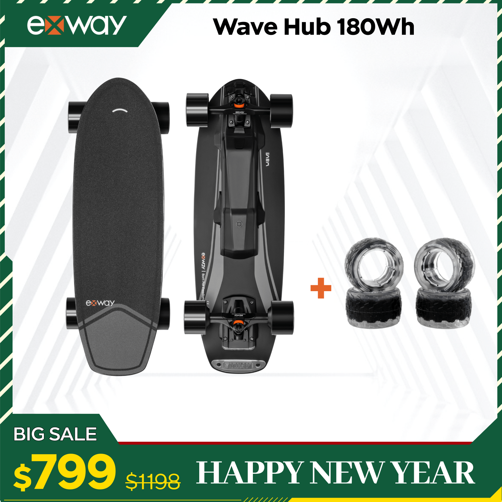 Exway Wave Series - Exway Electric Skateboard