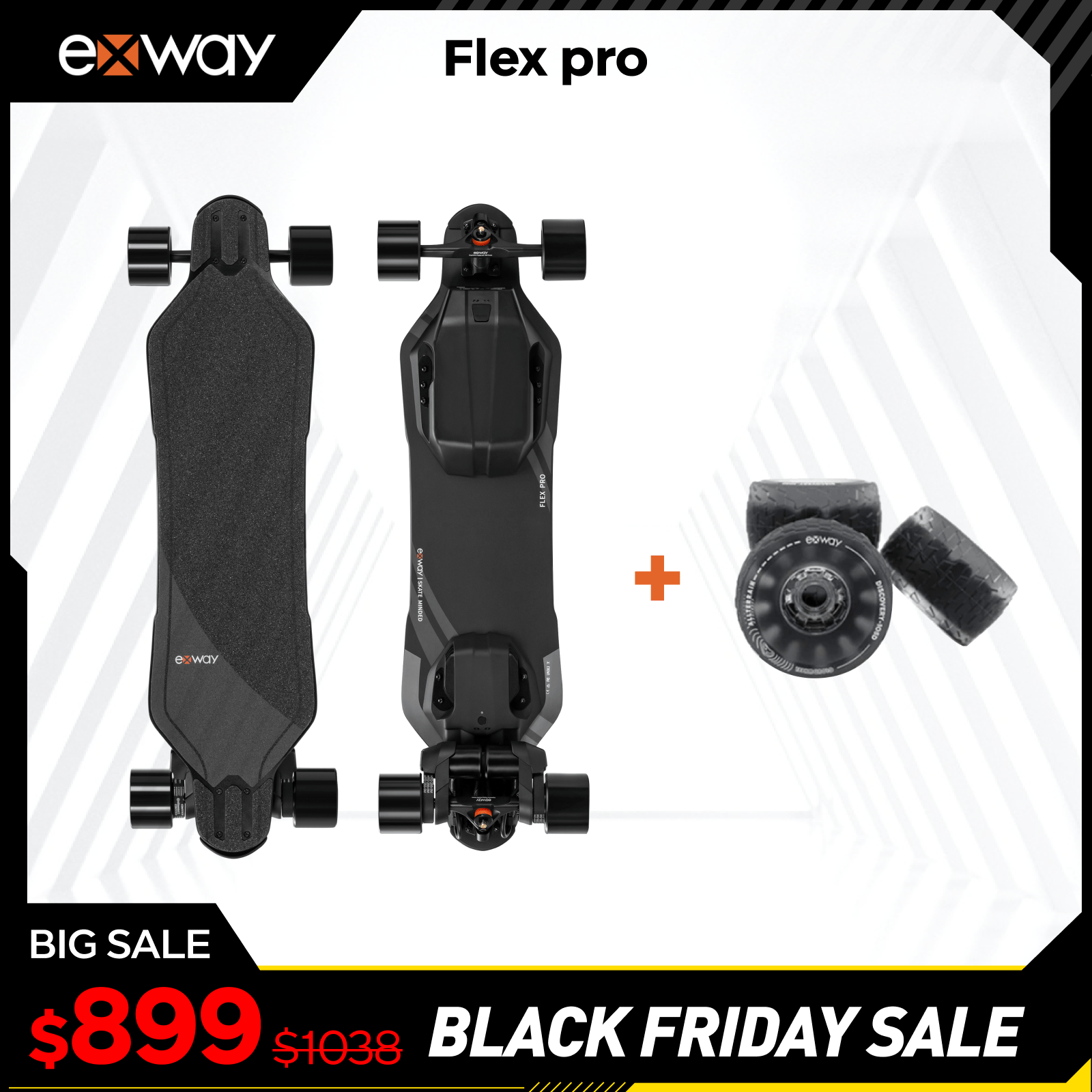 Flex Pro （Only for USA） - Exway Electric Skateboard