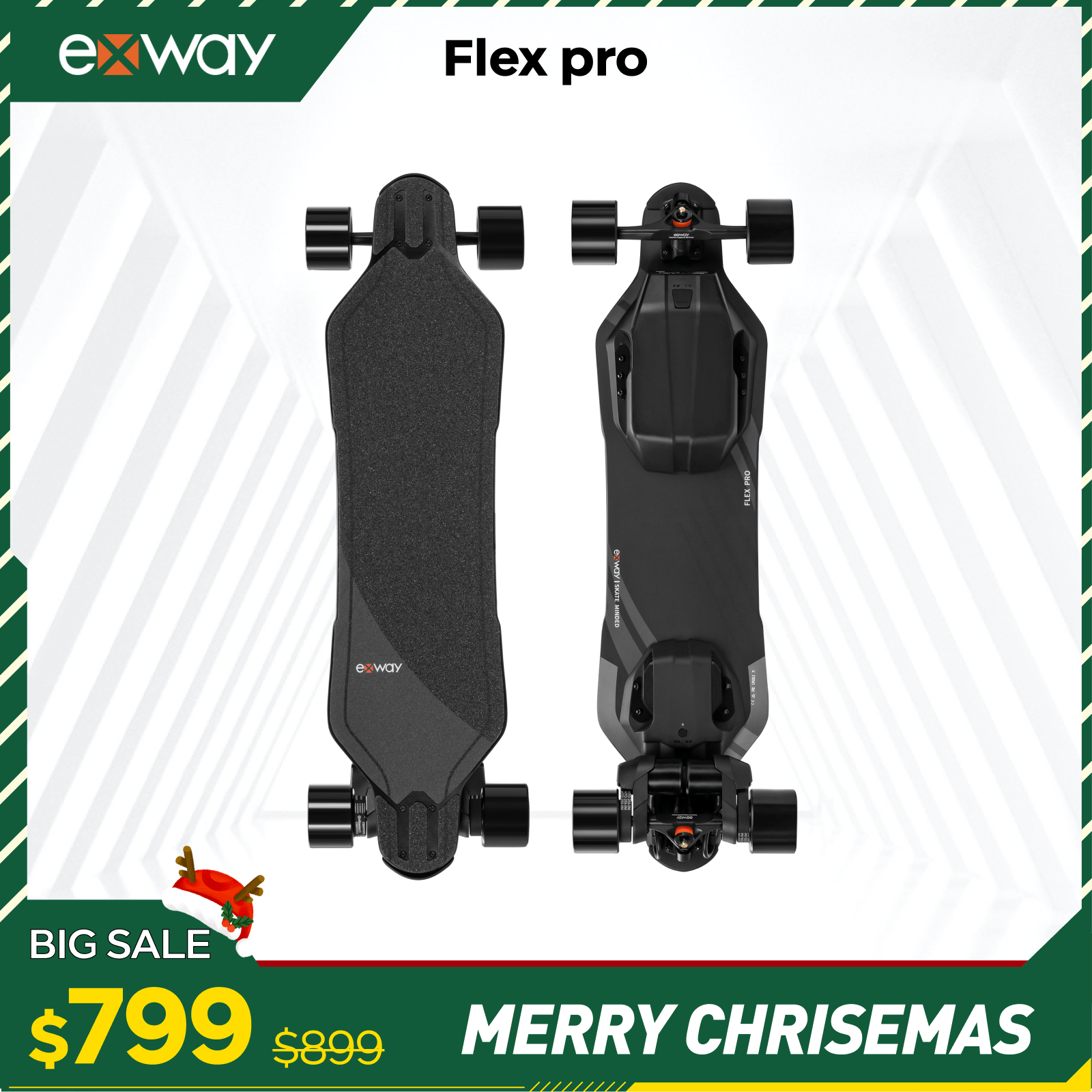 Flex Pro （Only for USA） - Exway Electric Skateboard