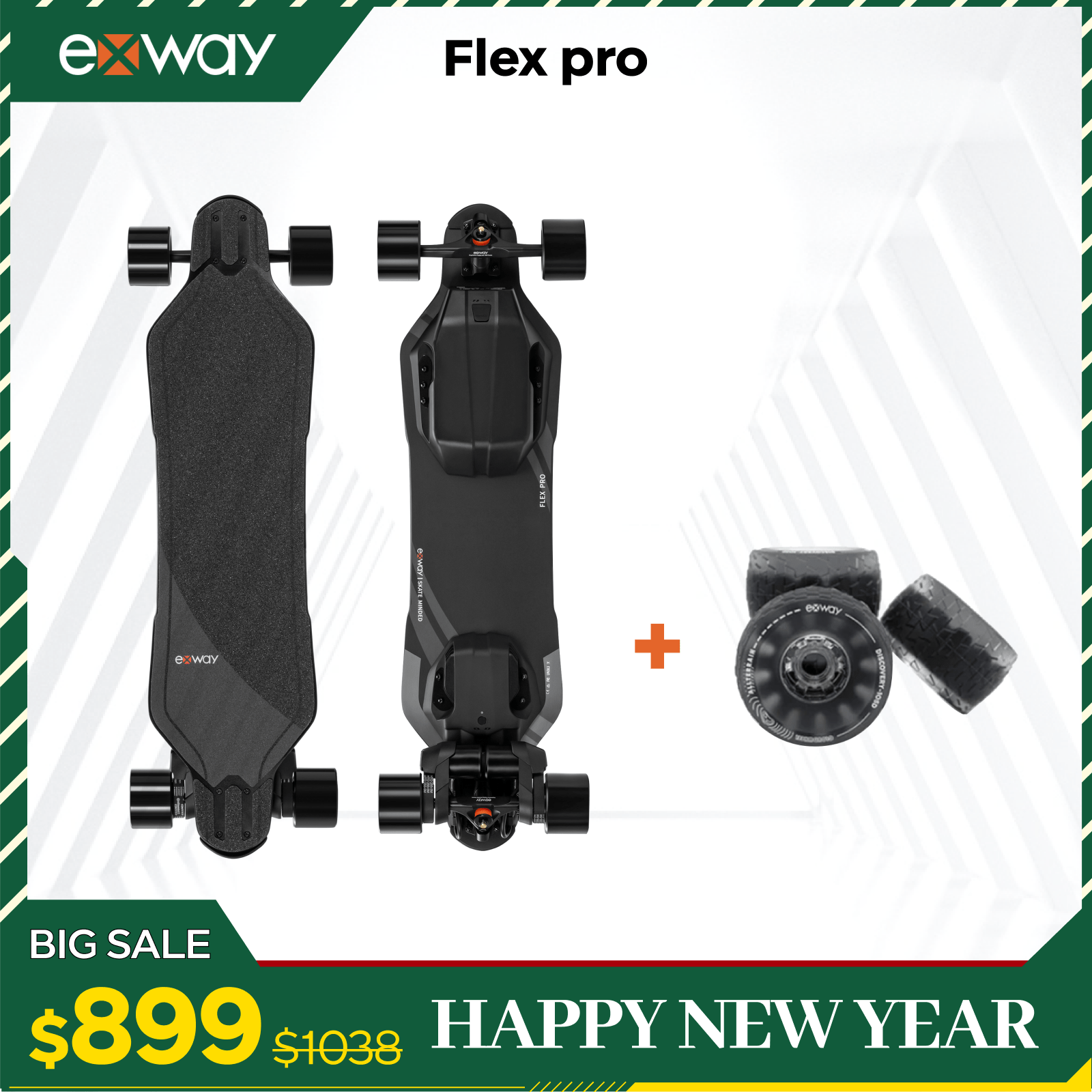 Flex Pro （Only for USA） - Exway Electric Skateboard