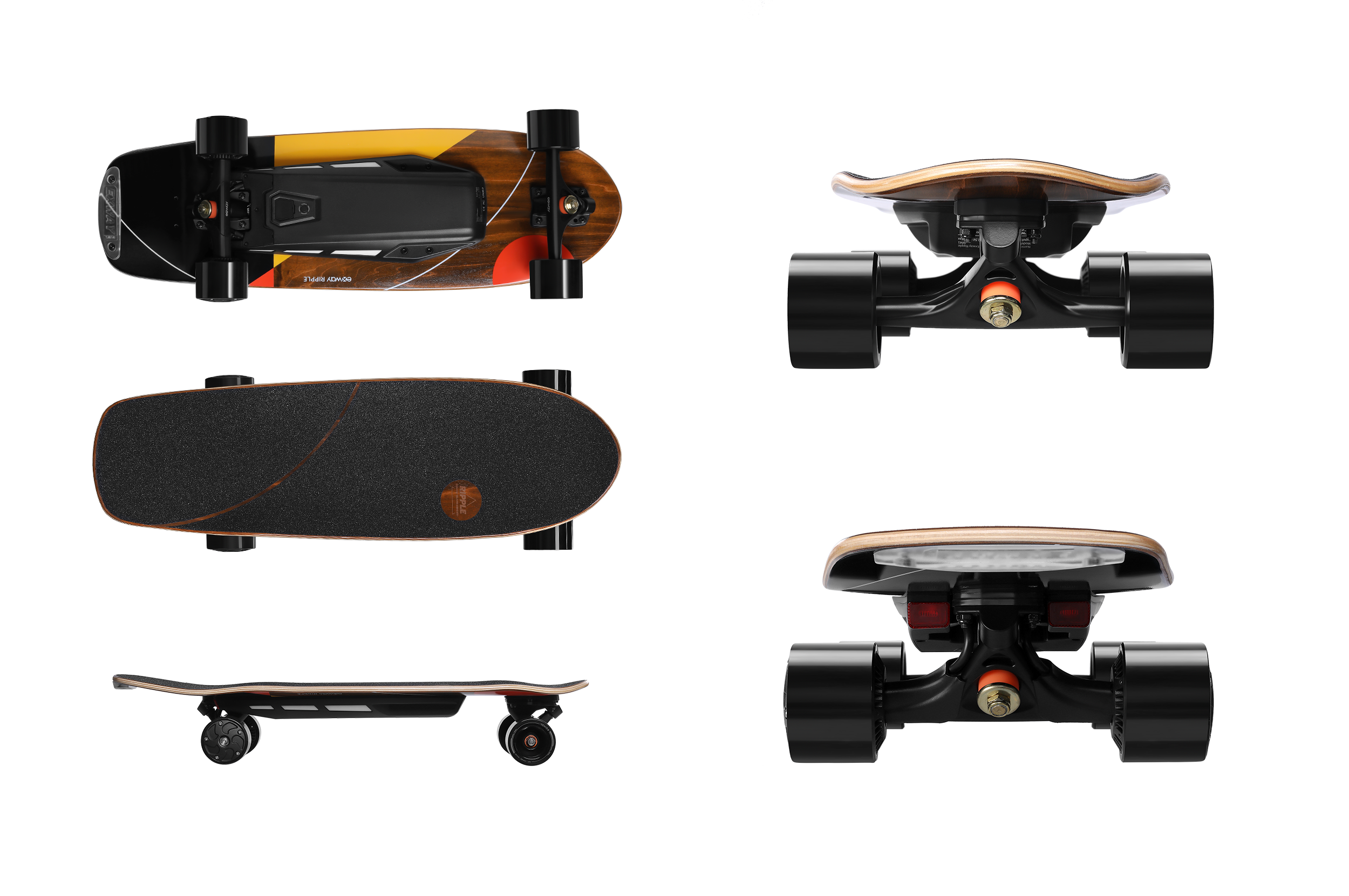 Exway Ripple Electric Skateboard - effortless Ride, Maximum Fun