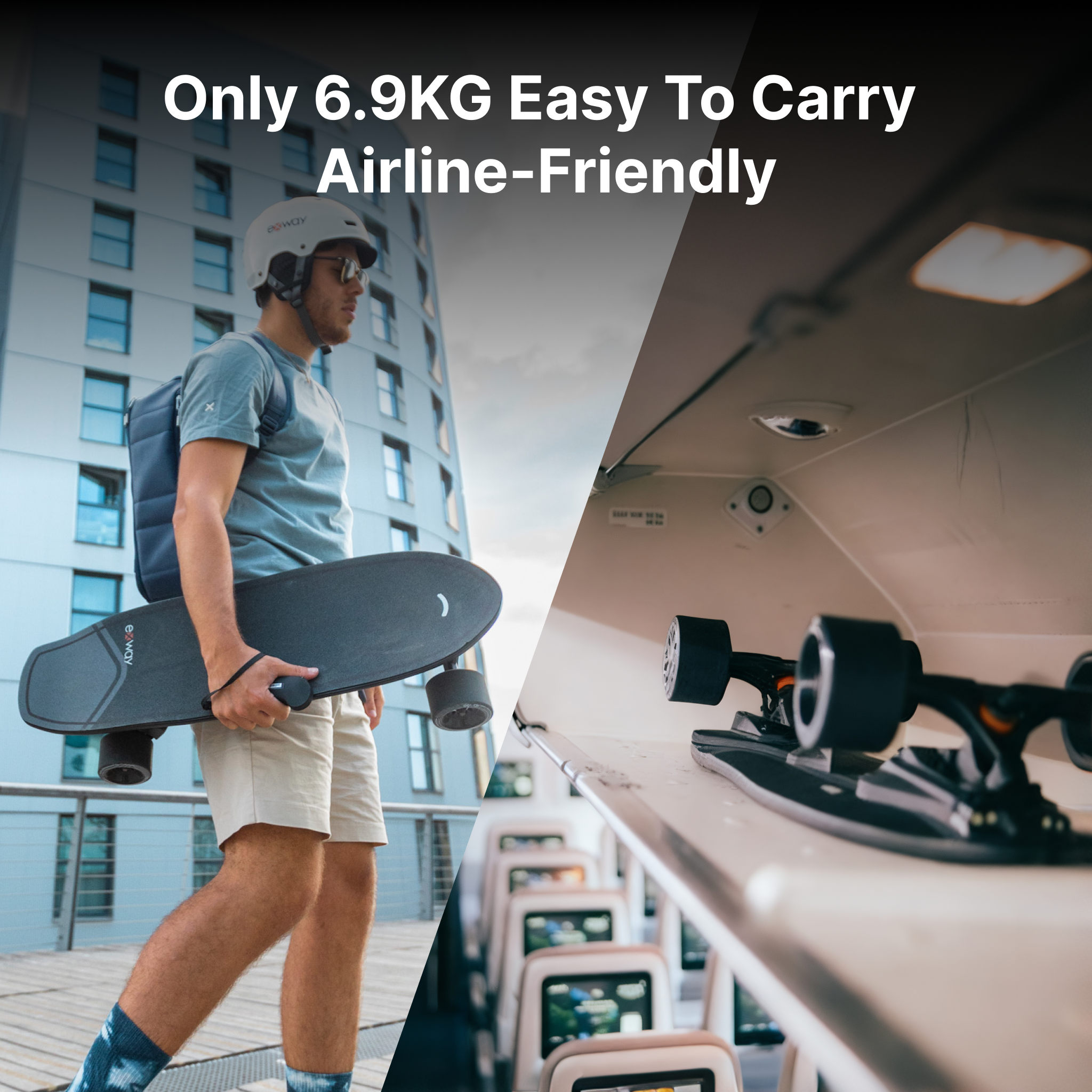 Exway Wave Belt Electric Skateboard