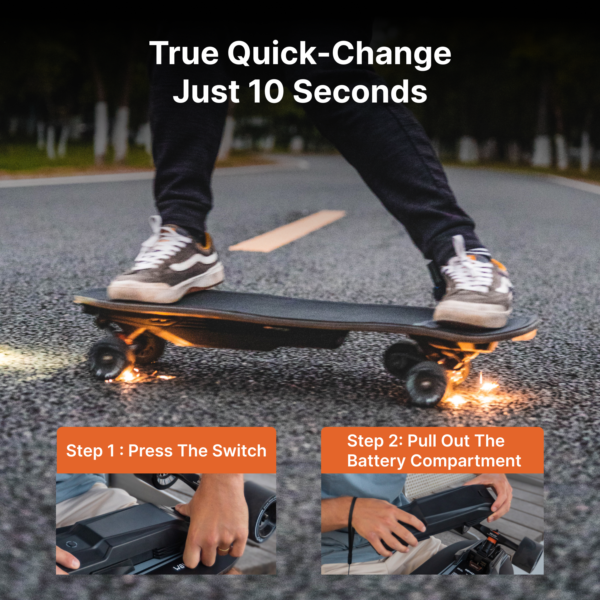 Exway Wave Belt Electric Skateboard
